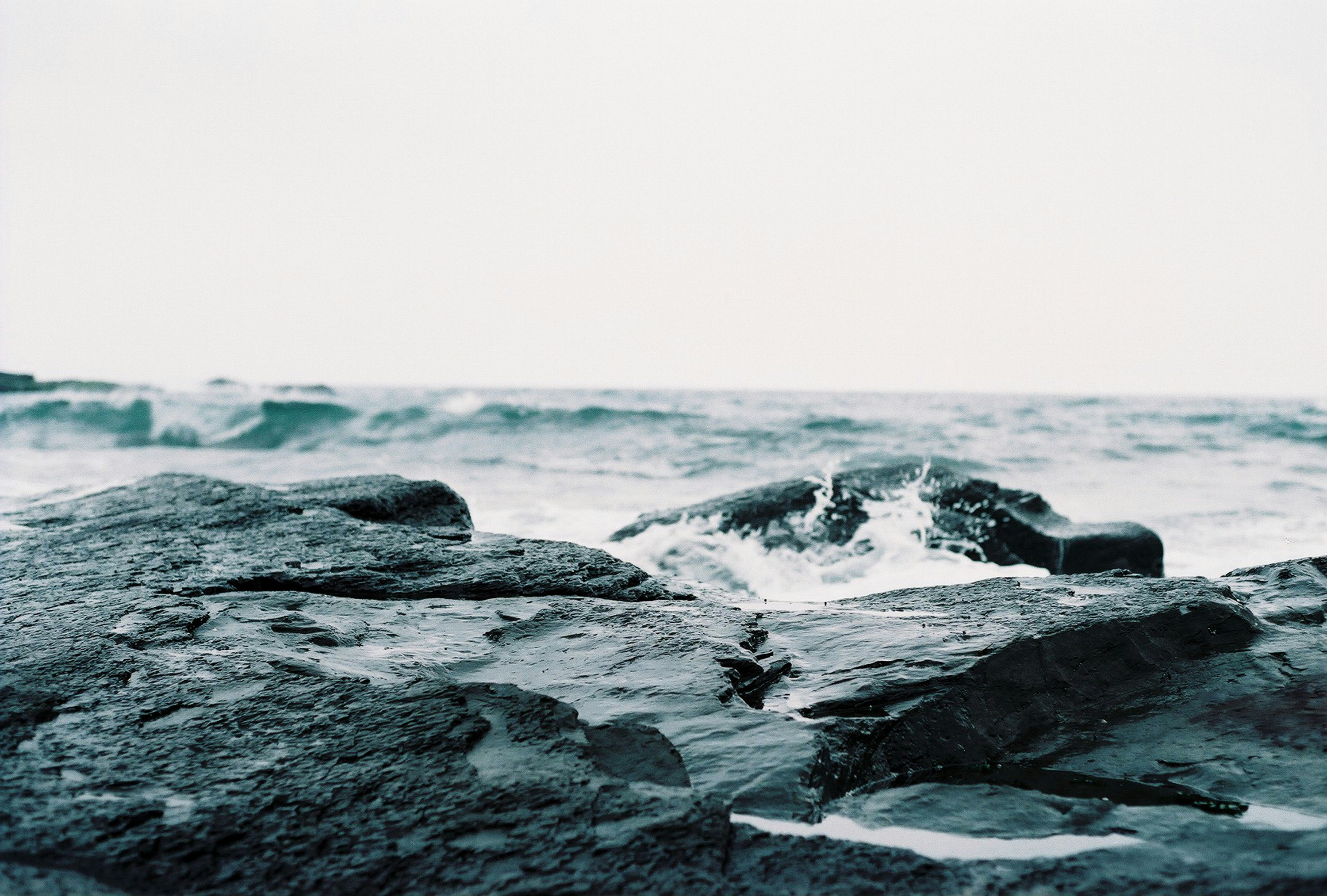 time lapse photography of body of water